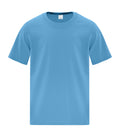 ATC Everyday Collection ATC1000Y, Cotton Youth Tee, Aquatic Blue