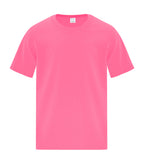 ATC Everyday Collection ATC1000Y, Cotton Youth Tee, Neon Pink**