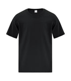ATC Everyday Collection ATC1000Y, Cotton Youth Tee, Black