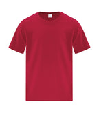 ATC Everyday Collection ATC1000Y, Cotton Youth Tee, Red