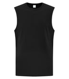 ATC Everyday Collection ATC1002, Cotton Sleeveless Tee, Black