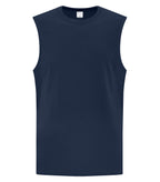 ATC Everyday Collection ATC1002, Cotton Sleeveless Tee, Navy