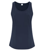 ATC Everyday Collection ATC1004L, Cotton Ladies' Tank Top, Navy