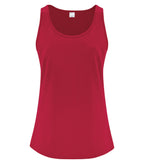 ATC Everyday Collection ATC1004L, Cotton Ladies' Tank Top, Red