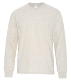 ATC Everyday Collection ATC1015, Cotton Long Sleeve Tee, Oatmeal Heather***