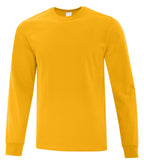 ATC Everyday Collection ATC1015, Cotton Long Sleeve Tee, Team Gold