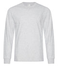 ATC Everyday Collection ATC1015, Cotton Long Sleeve Tee, Ash Grey***