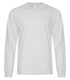 ATC Everyday Collection ATC1015, Cotton Long Sleeve Tee, Ash Grey***