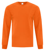 ATC Everyday Collection ATC1015, Cotton Long Sleeve Tee, Safety Orange**