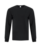ATC Everyday Collection ATC1015, Cotton Long Sleeve Tee, Black