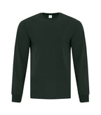ATC Everyday Collection ATC1015, Cotton Long Sleeve Tee, Dark Green