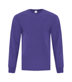 ATC Everyday Collection ATC1015, Cotton Long Sleeve Tee, Purple