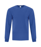 ATC Everyday Collection ATC1015, Cotton Long Sleeve Tee, Royal
