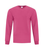 ATC Everyday Collection ATC1015, Cotton Long Sleeve Tee, Sangria