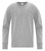 ATC Everyday Collection ATC1015Y, Cotton Long Sleeve Youth Tee, Athletic Heather*