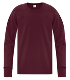 ATC Everyday Collection ATC1015Y, Cotton Long Sleeve Youth Tee, Maroon