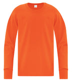 ATC Everyday Collection ATC1015Y, Cotton Long Sleeve Youth Tee, Orange