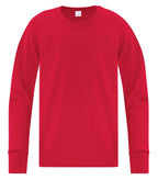 ATC Everyday Collection ATC1015Y, Cotton Long Sleeve Youth Tee, Red