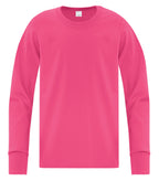 ATC Everyday Collection ATC1015Y, Cotton Long Sleeve Youth Tee, Sangria