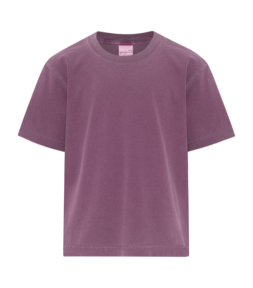 ATC Authentic Colours ATC1700Y, Garment-dyed Heavyweight Youth Tee, Berry