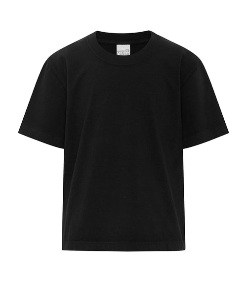 ATC Authentic Colours ATC1700Y, Garment-dyed Heavyweight Youth Tee, Black