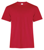 ATC Everyday Collection ATC2000, Ring Spun Cotton Tee, Red