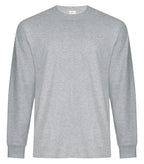 ATC Everyday Collection ATC2015, Ring Spun Cotton Long Sleeve Tee, Athletic Heather*
