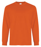 ATC Everyday Collection ATC2015, Ring Spun Cotton Long Sleeve Tee, Orange