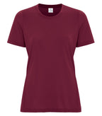 ATC ATC3600L, Pro Spun Ladies' Tee, Maroon