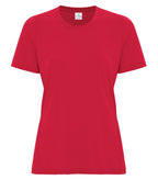 ATC ATC3600L, Pro Spun Ladies' Tee, True Red