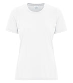ATC ATC3600L, Pro Spun Ladies' Tee, White