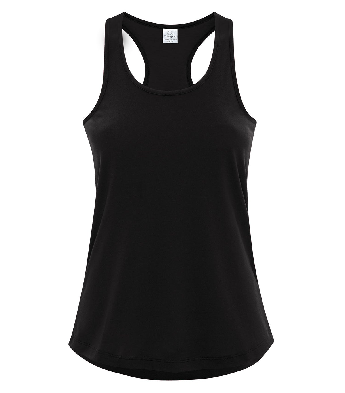 ATC ATC3604L, Pro Spun Racerback Ladies' Tank, Black