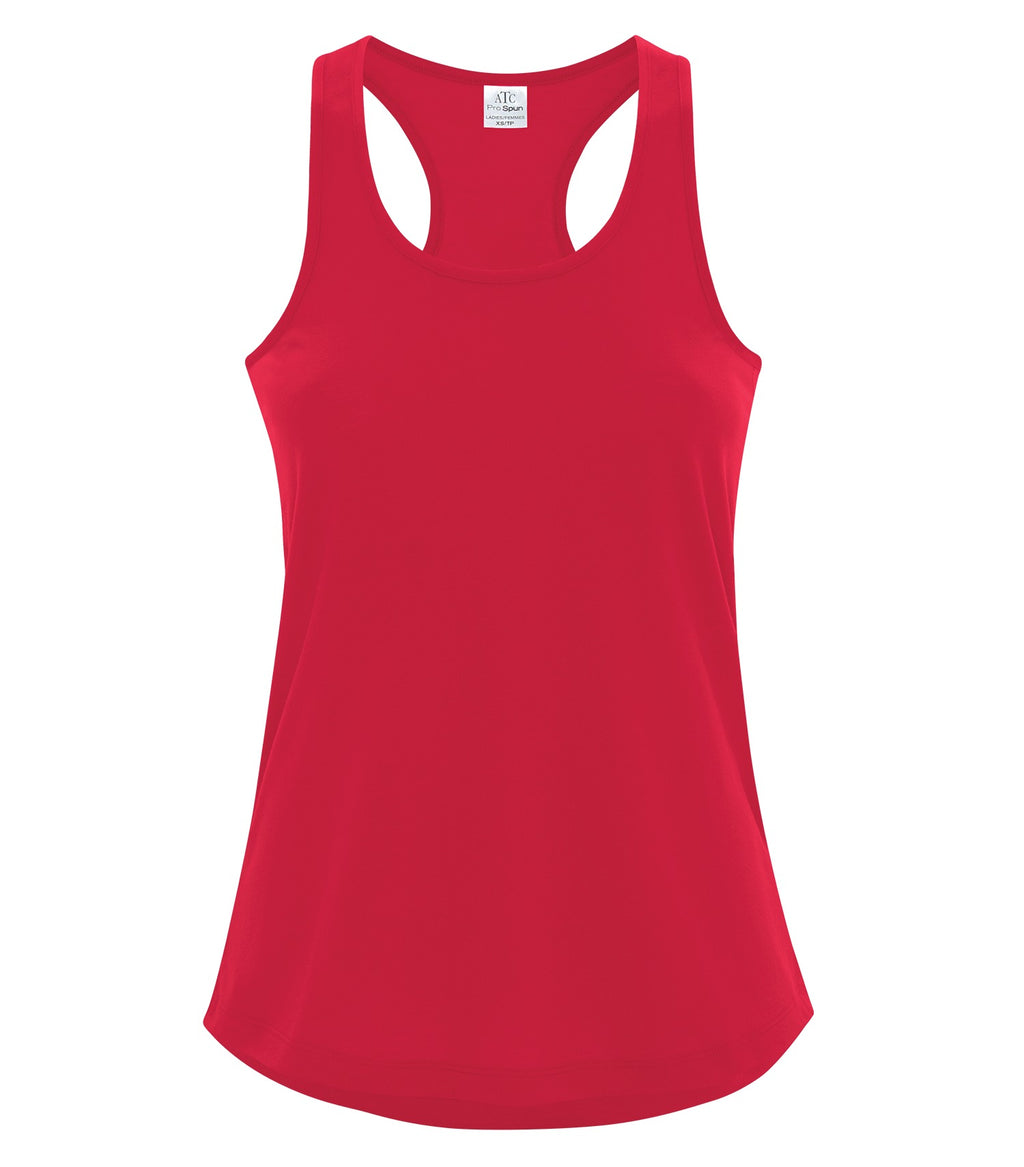 ATC ATC3604L, Pro Spun Racerback Ladies' Tank, True Red