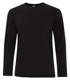 ATC ATC3615, Pro Spun Long Sleeve Tee, Black