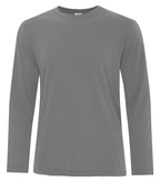 ATC ATC3615, Pro Spun Long Sleeve Tee, Coal Grey