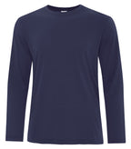 ATC ATC3615, Pro Spun Long Sleeve Tee, True Navy