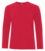 ATC ATC3615, Pro Spun Long Sleeve Tee, True Red