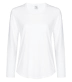 ATC ATC3615L, Pro Spun Long Sleeve Ladies’ Tee, White