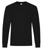 ATC Everyday Collection ATC5015, Cotton Blend Long Sleeve Tee, Black