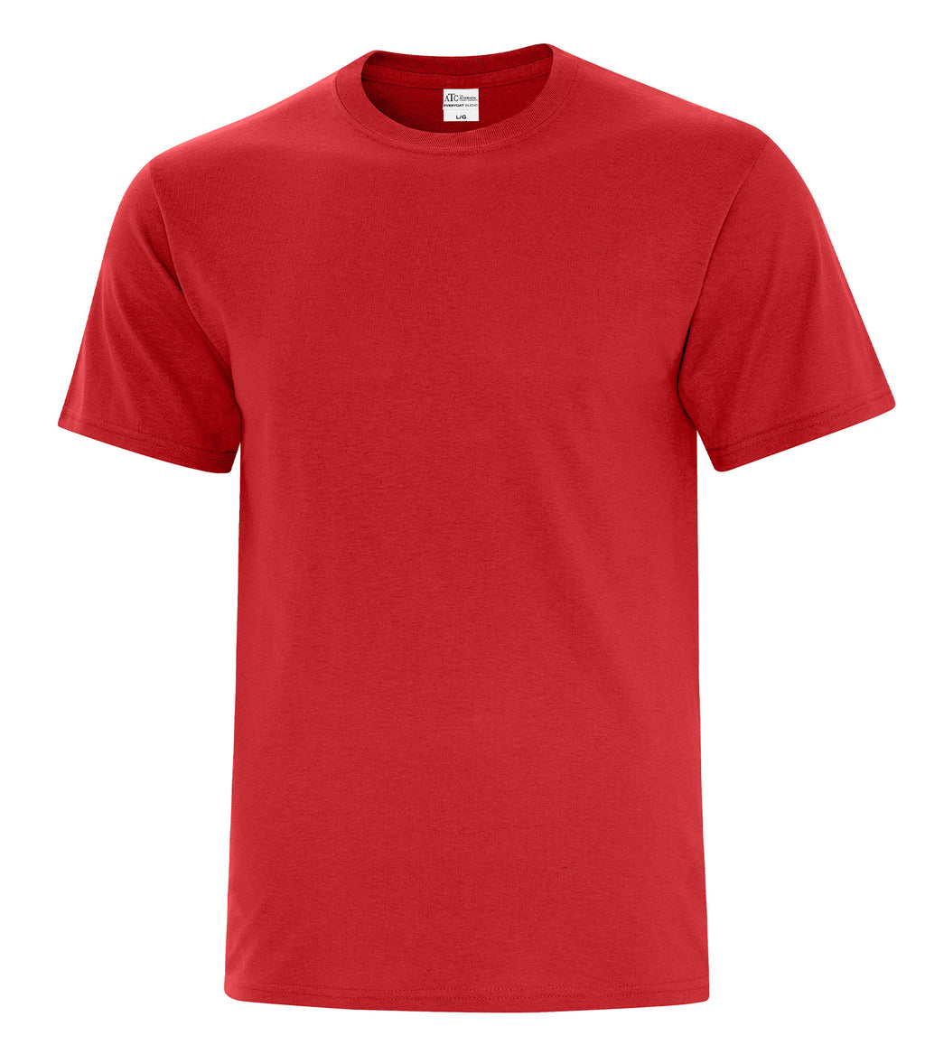 ATC Everyday Collection ATC5050, Cotton Blend Tee, Team Red