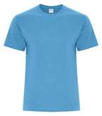 ATC Everyday Collection ATC5050, Cotton Blend Tee, Aquatic Blue