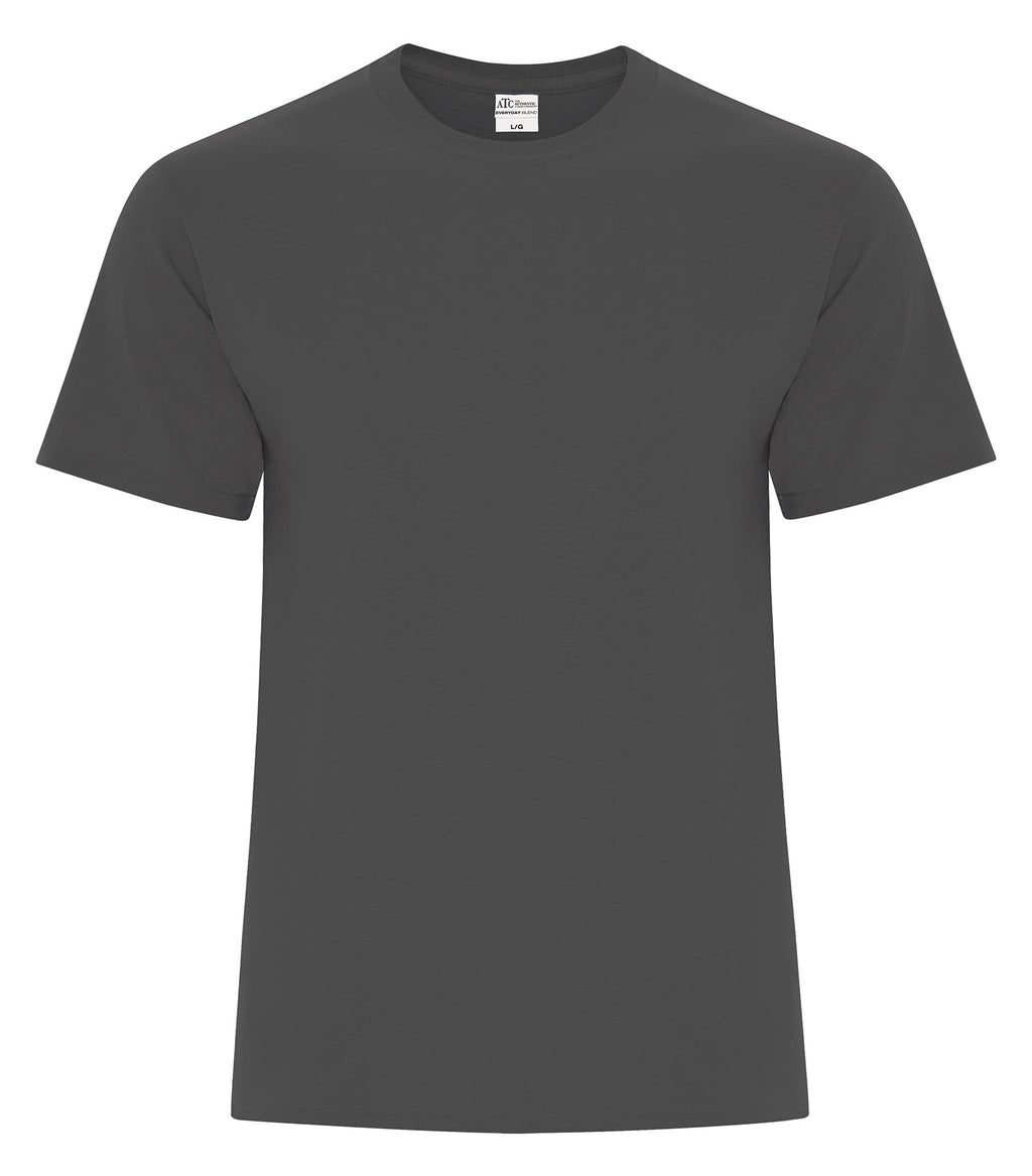 ATC Everyday Collection ATC5050, Cotton Blend Tee, Charcoal