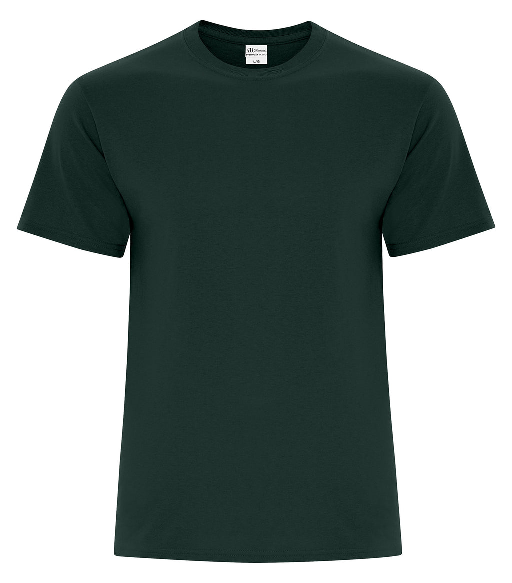 ATC Everyday Collection ATC5050, Cotton Blend Tee, Dark Green
