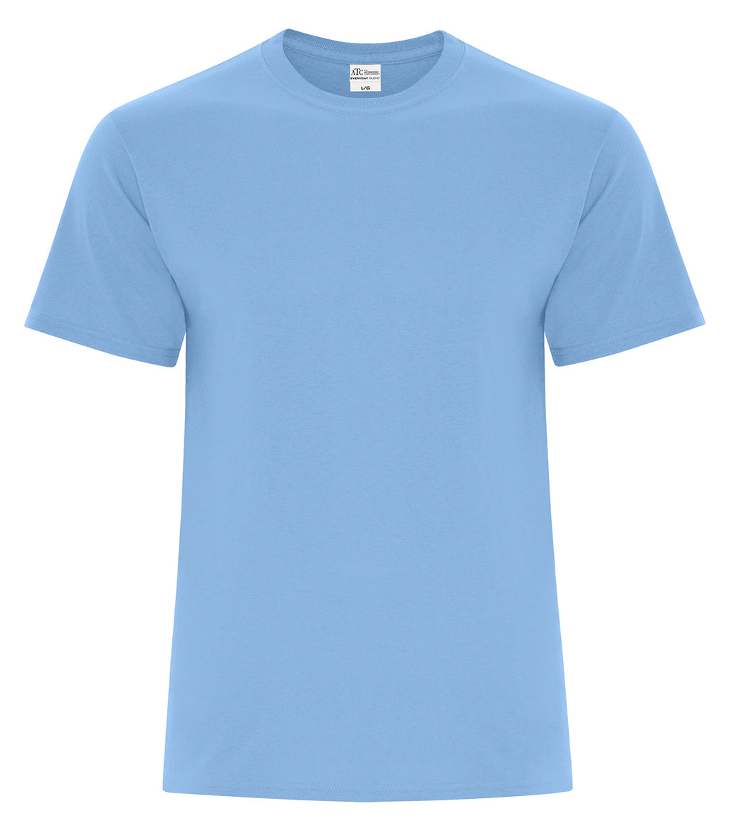 ATC Everyday Collection ATC5050, Cotton Blend Tee, Light Blue
