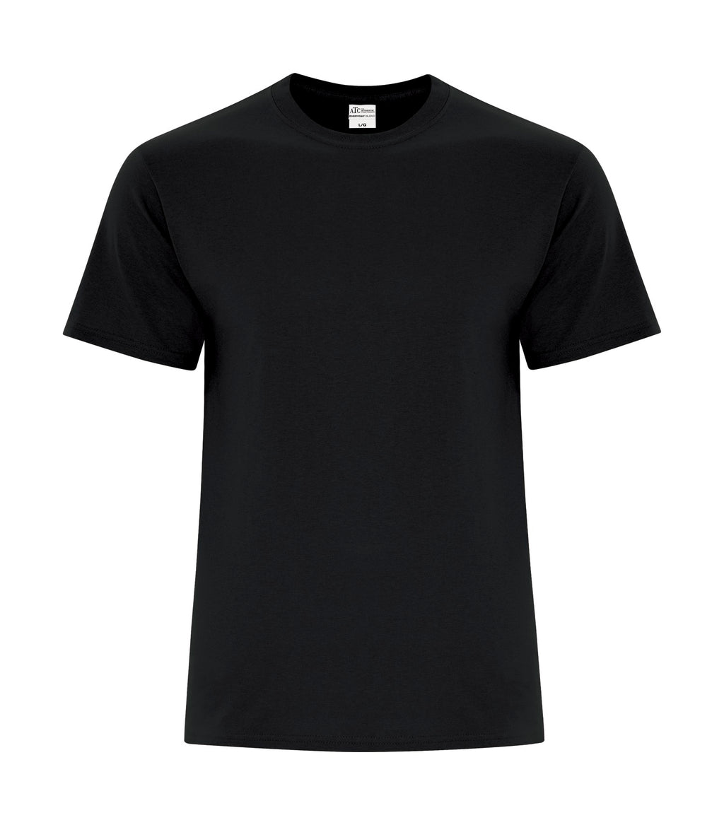 ATC Everyday Collection ATC5050, Cotton Blend Tee, Black
