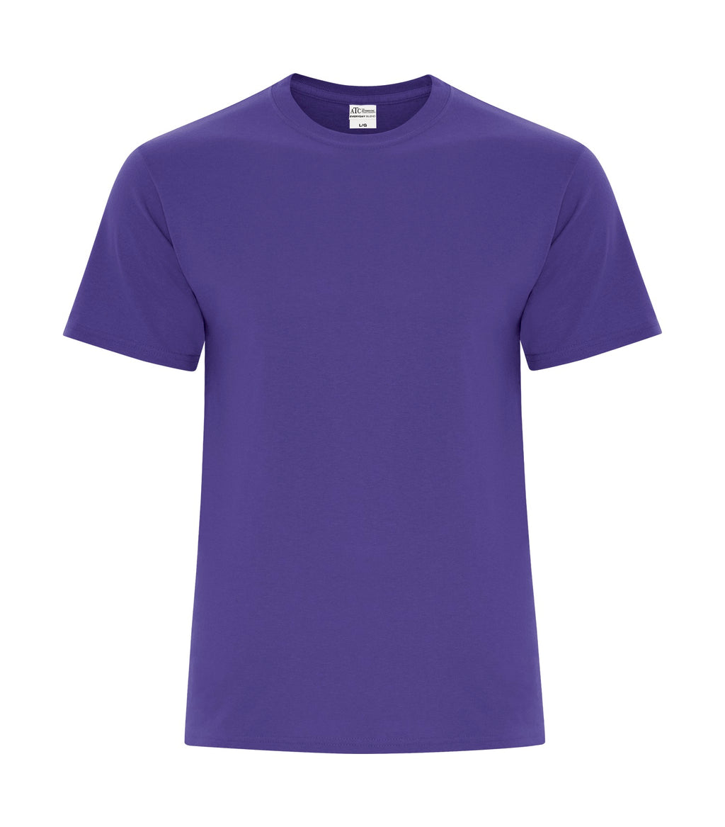 ATC Everyday Collection ATC5050, Cotton Blend Tee, Purple