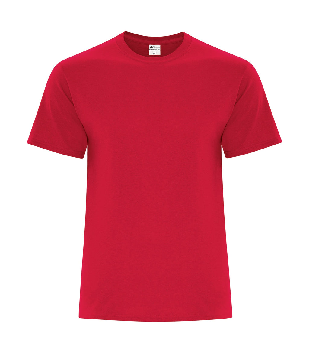 ATC Everyday Collection ATC5050, Cotton Blend Tee, Red