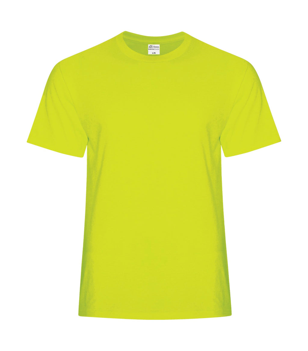 ATC Everyday Collection ATC5050, Cotton Blend Tee, Safety Green