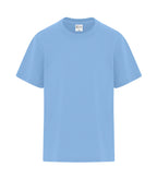 ATC Everyday Collection ATC5050Y, Cotton Blend Youth Tee, Light Blue