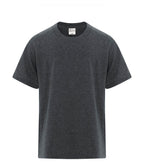 ATC Everyday Collection ATC5050Y, Cotton Blend Youth Tee, Dark Heather Grey